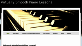 What Virtuallysmoothpiano.com website looked like in 2016 (7 years ago)