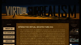 What Virtualsurrealism.com website looked like in 2016 (7 years ago)