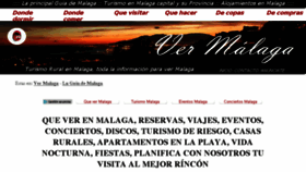 What Vermalaga.com website looked like in 2016 (7 years ago)