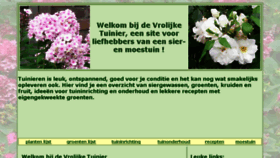 What Vrolijketuinier.nl website looked like in 2016 (7 years ago)