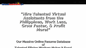 What Virtualassistants.ph website looked like in 2016 (7 years ago)