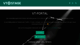 What Vt-stage.com website looked like in 2016 (7 years ago)