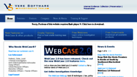What Veresoftware.com website looked like in 2016 (7 years ago)