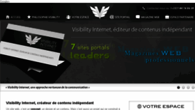 What Visibility-internet.fr website looked like in 2016 (7 years ago)