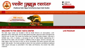 What Vedicyagyacenter.com website looked like in 2016 (8 years ago)