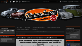 What Vintageimport87.fr website looked like in 2016 (7 years ago)