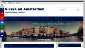 What Vivereamsterdam.com website looked like in 2016 (7 years ago)