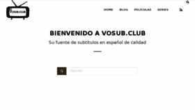 What Vosub.club website looked like in 2016 (7 years ago)