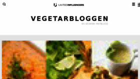 What Vegetarbloggen.com website looked like in 2016 (7 years ago)