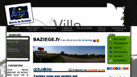 What Ville-baziege.fr website looked like in 2016 (7 years ago)