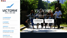 What Victoria-fahrrad.de website looked like in 2016 (7 years ago)