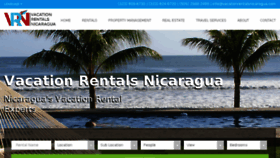 What Vacationrentalsnicaragua.com website looked like in 2016 (7 years ago)