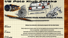 What Vwpoloklub.pl website looked like in 2016 (7 years ago)