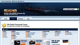 What Vwcaddy-forum.de website looked like in 2016 (7 years ago)