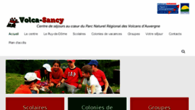What Volca-sancy.com website looked like in 2016 (7 years ago)