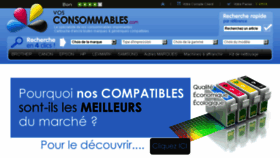 What Vos-consommables.com website looked like in 2016 (7 years ago)