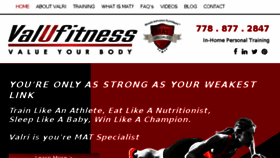 What Valufitness.com website looked like in 2016 (7 years ago)
