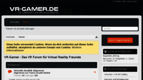 What Vr-gamer.de website looked like in 2016 (9 years ago)