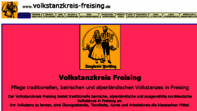 What Volkstanzkreis-freising.de website looked like in 2016 (7 years ago)