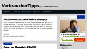 What Verbraucher-tipps.com website looked like in 2016 (7 years ago)