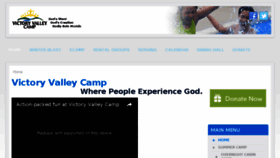 What Victoryvalleycamp.org website looked like in 2016 (7 years ago)