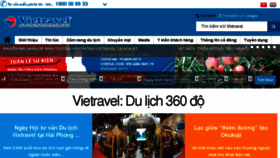 What Vietravel-vn.com website looked like in 2016 (7 years ago)
