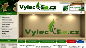 What Vylecse.cz website looked like in 2016 (7 years ago)