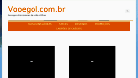What Vooegol.com.br website looked like in 2016 (7 years ago)