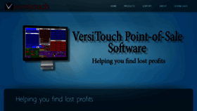 What Versitouch.com website looked like in 2016 (7 years ago)