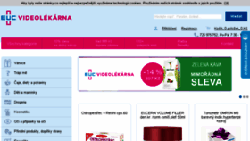 What Videolekarna.cz website looked like in 2016 (7 years ago)