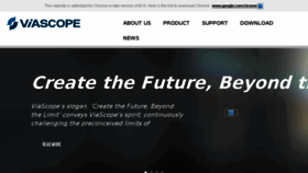 What Viascope.com website looked like in 2016 (7 years ago)