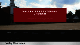 What Valleypresbychurch.org website looked like in 2016 (7 years ago)