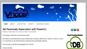 What Vnoob.com website looked like in 2016 (7 years ago)