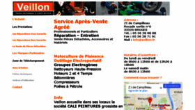 What Veillon.fr website looked like in 2016 (7 years ago)