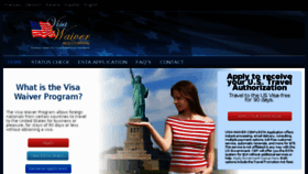 What Visa-waiver.com website looked like in 2016 (7 years ago)