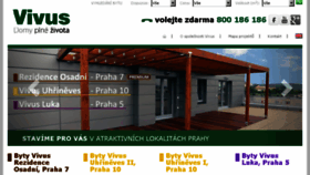 What Vivus.cz website looked like in 2016 (7 years ago)