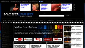 What Videowired.com website looked like in 2016 (7 years ago)