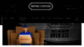 What Vapingstation.co.uk website looked like in 2016 (7 years ago)