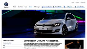 What Volkswagen-accessories.ie website looked like in 2016 (7 years ago)