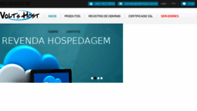 What Voltshost.com.br website looked like in 2016 (9 years ago)