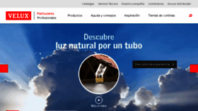 What Velux.es website looked like in 2016 (9 years ago)