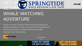 What Victoriawhalewatching.com website looked like in 2016 (7 years ago)