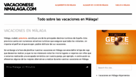 What Vacacionesenmalaga.com website looked like in 2016 (7 years ago)
