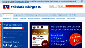 What Volksbank-tuebingen.de website looked like in 2016 (7 years ago)
