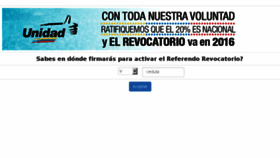 What Votaunidad.com website looked like in 2016 (7 years ago)