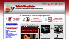 What Vehiclewrapfinder.com website looked like in 2016 (8 years ago)