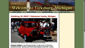 What Vicksburg-michigan.com website looked like in 2016 (7 years ago)