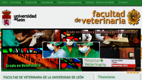 What Veterinaria.unileon.es website looked like in 2016 (7 years ago)