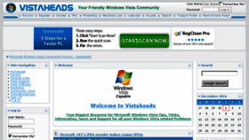What Vistaheads.com website looked like in 2016 (7 years ago)