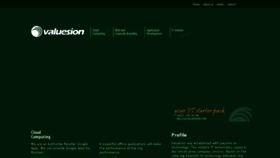 What Valuesion.com website looked like in 2016 (7 years ago)